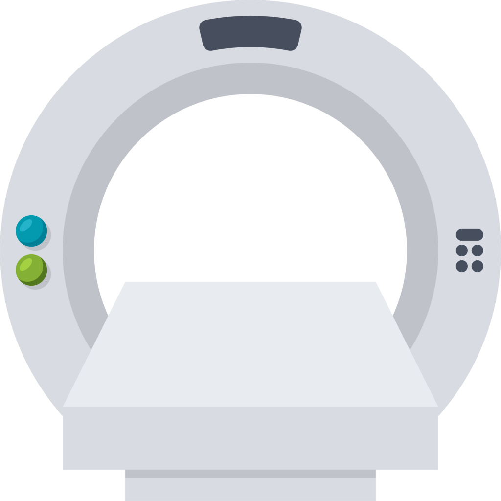 Illustration of MRI scanner